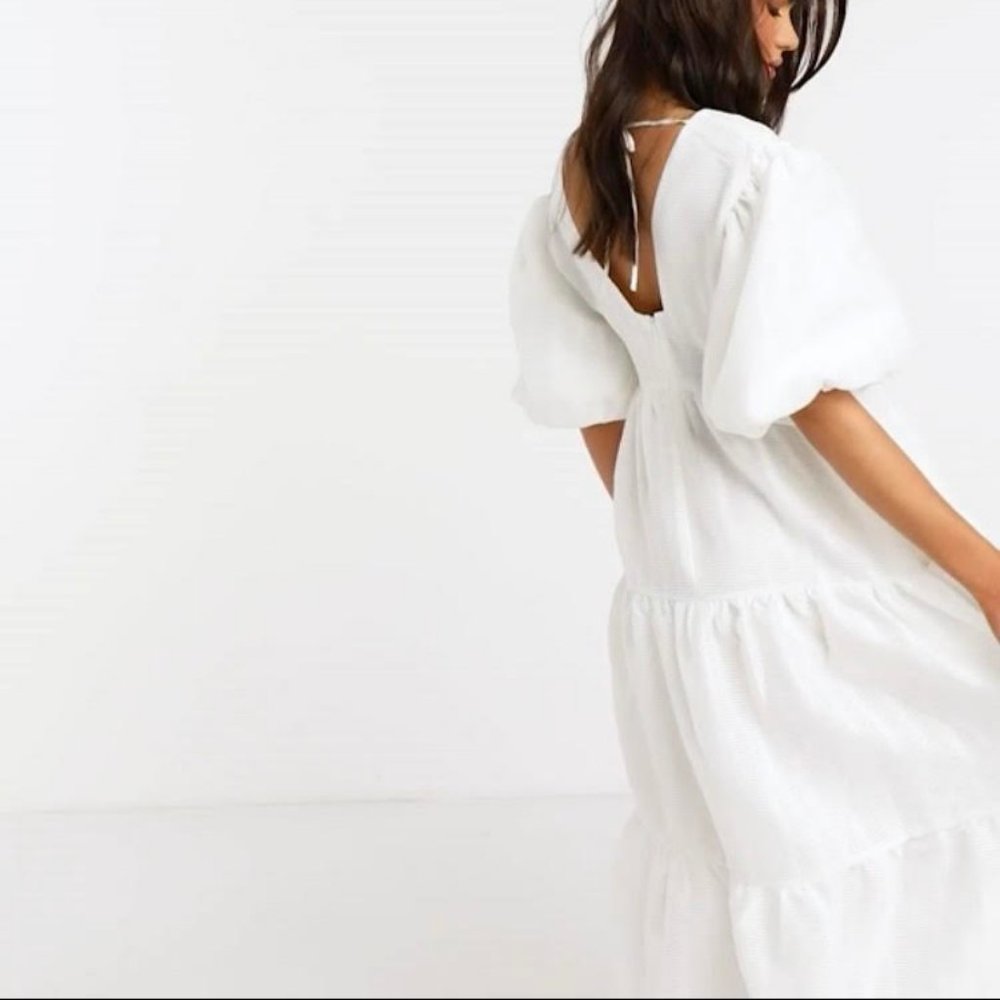 new Asos puff sleeve dress